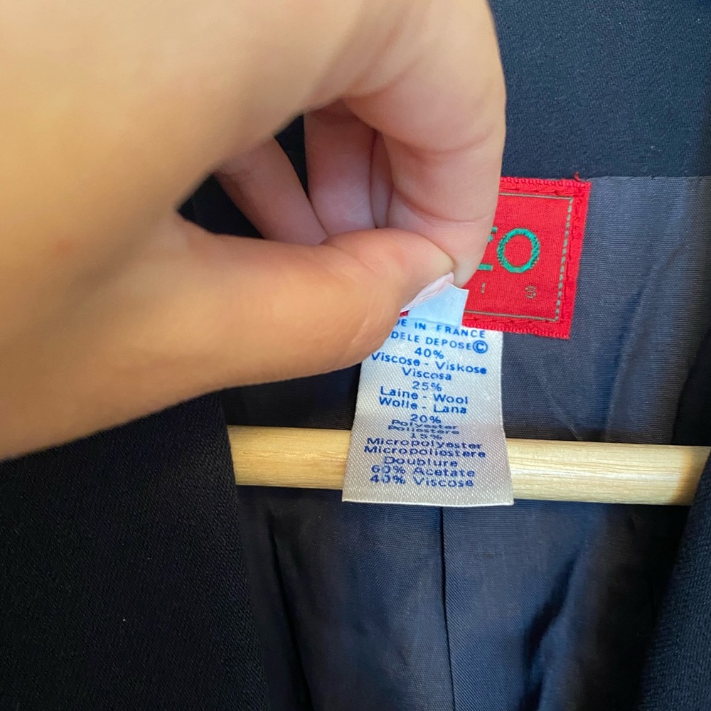 Navy Kenzo jacket. - Picture 4 of 5